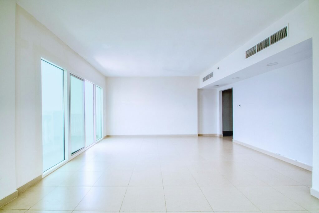 Clean, empty apartment ready for move-out inspection